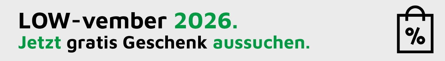 LOW-vember bei voelkner – 3 Gratisartikel zur Wahl