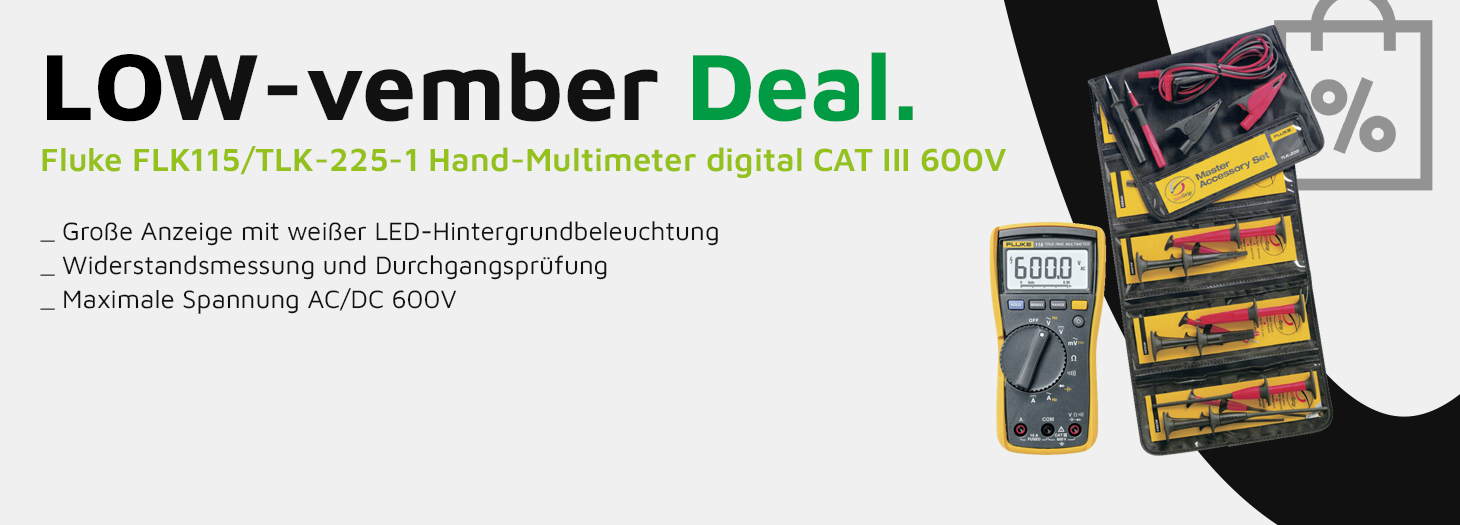 Teaser Fluke FLK115/TLK-225-1 Hand-Multimeter