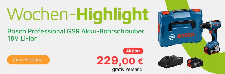 Teaser Bosch Professional GSR 18V-65 Akku-Bohrschrauber