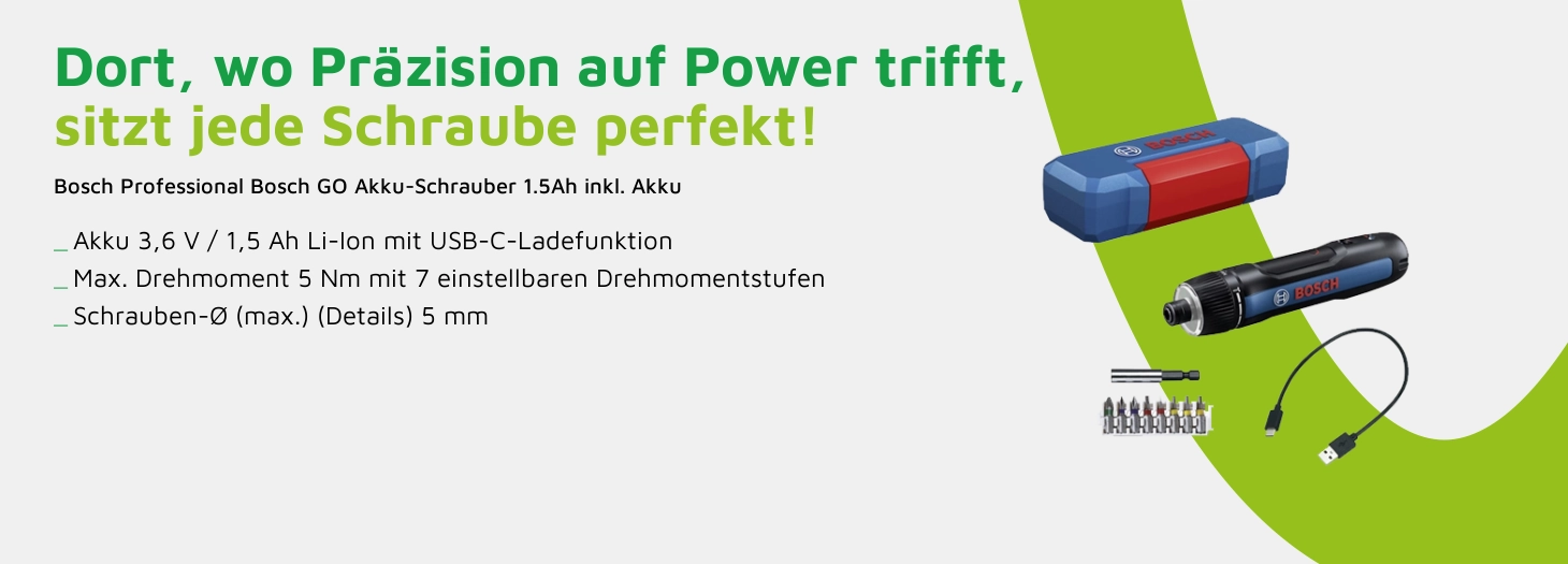 Teaser Bosch Professional GO