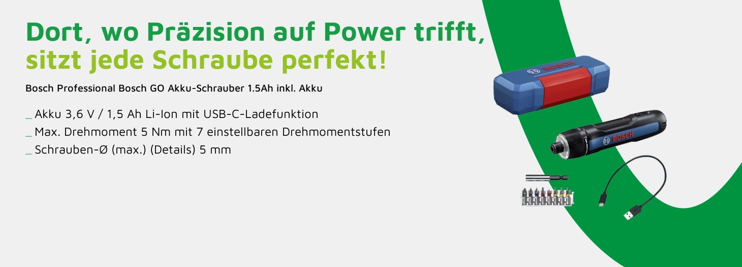 Teaser Bosch Professional GO