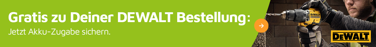 Banner DEWALT Zugabe