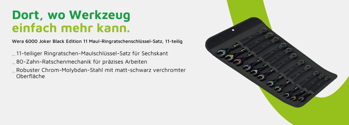 Teaser Wera 05020017001 6000 Joker Black Edition