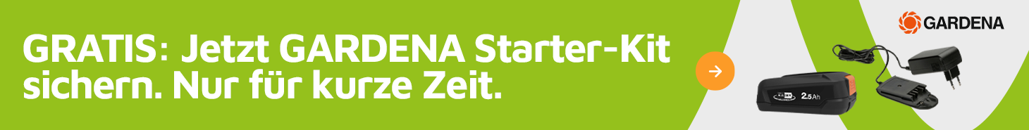 Banner GARDENA gratis Starter-Kit