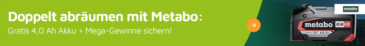Banner Metabo gratis Akku Aktion