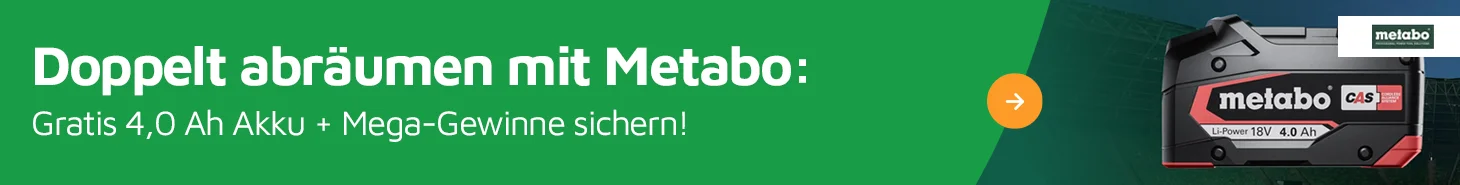Banner Metabo gratis Akku Aktion