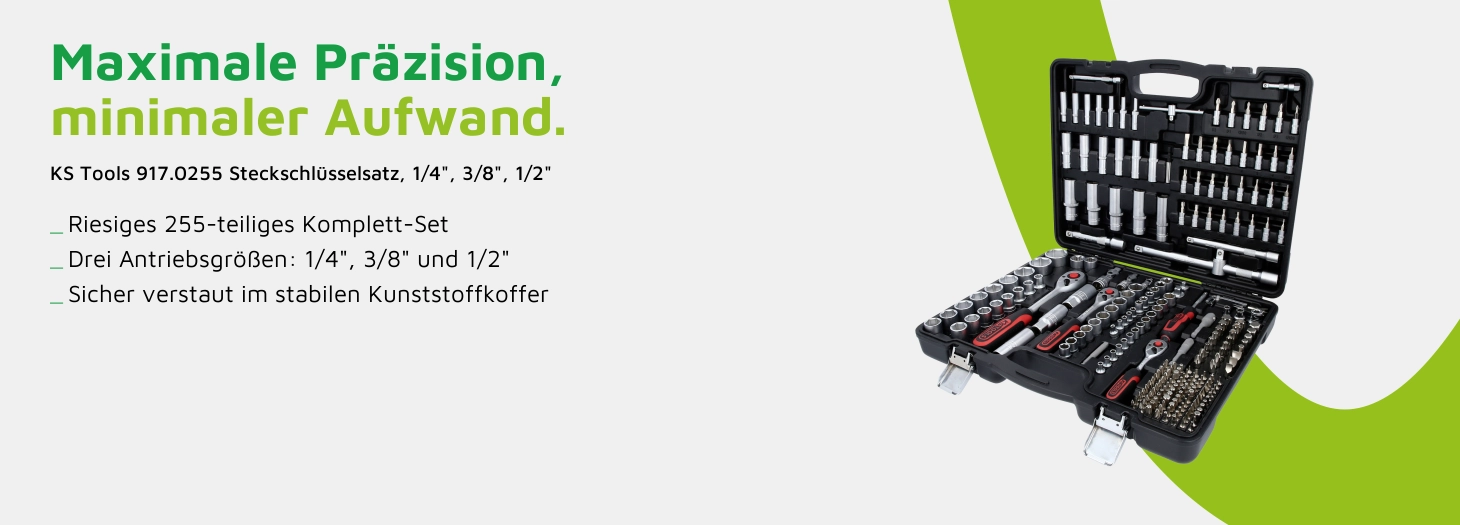 Teaser KS Tools 917.0255 Steckschlüsselsatz