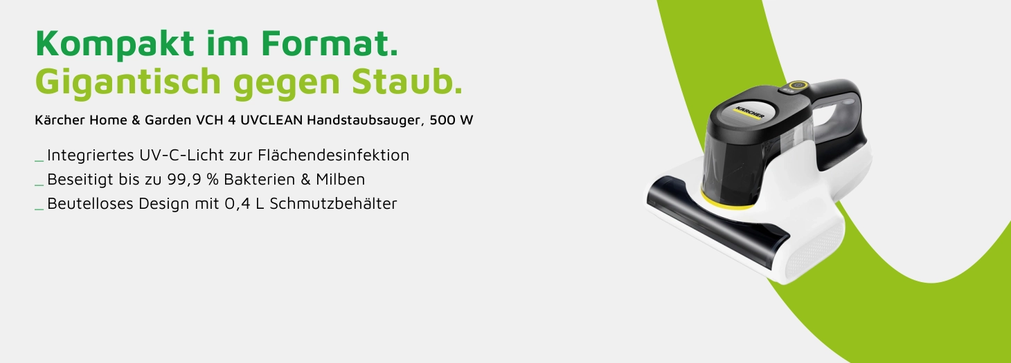 Teaser Kärcher Home & Garden VCH 4 1.198-412.0 Handstaubsauger
