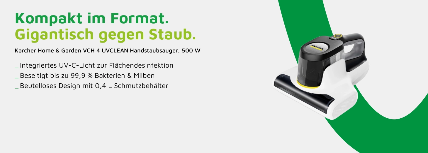 Teaser Kärcher Home & Garden VCH 4 1.198-412.0 Handstaubsauger