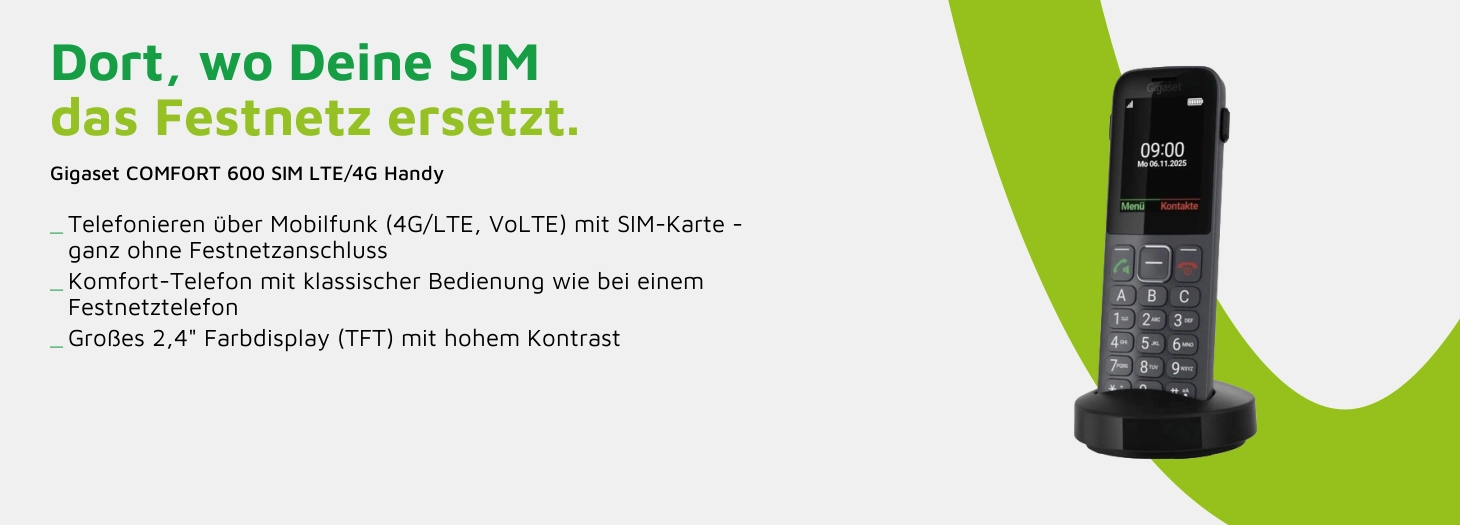 Teaser Gigaset COMFORT 600