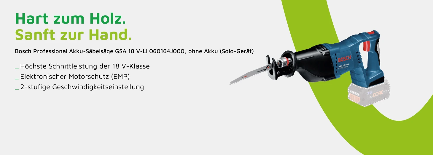 Bosch Professional GSA 18 V-LI Akku-Säbelsäge