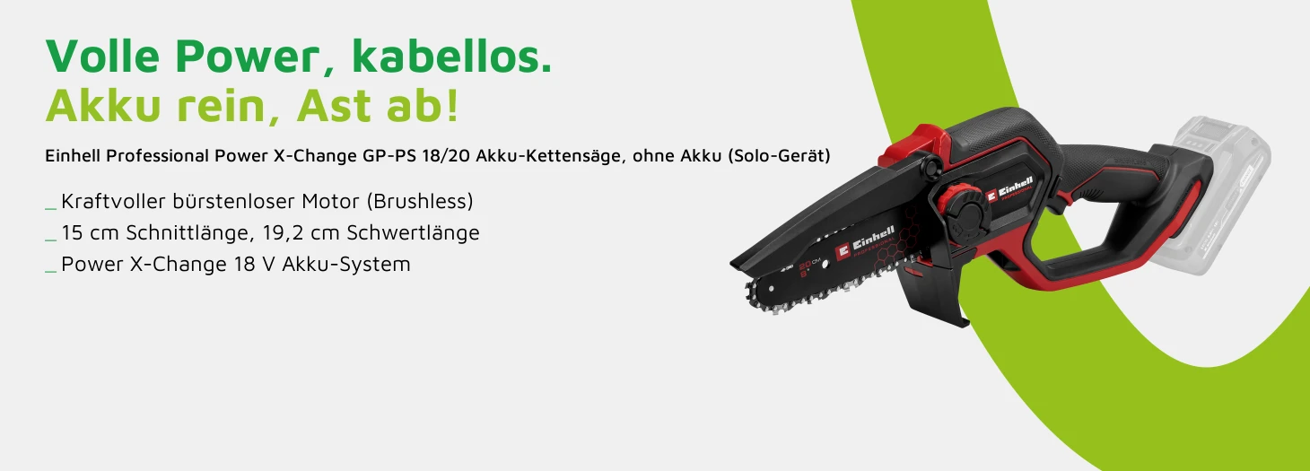 Teaser Einhell Professional GP-PS 18/20