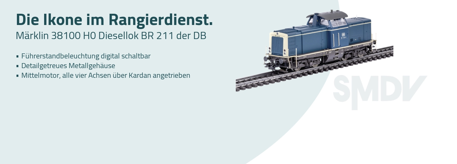 Teaser Märklin 38100 H0 Diesellok BR 211 der DB