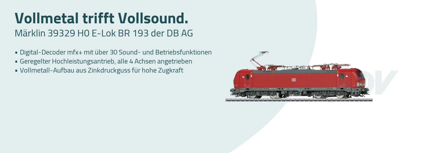 Teaser Märklin 39329 H0 E-Lok BR 193 der DB AG