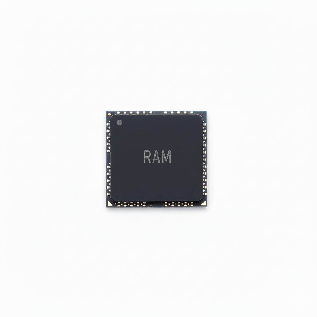 Symbolbild für Arbeitsspeicher (RAM) in einem Smartphone