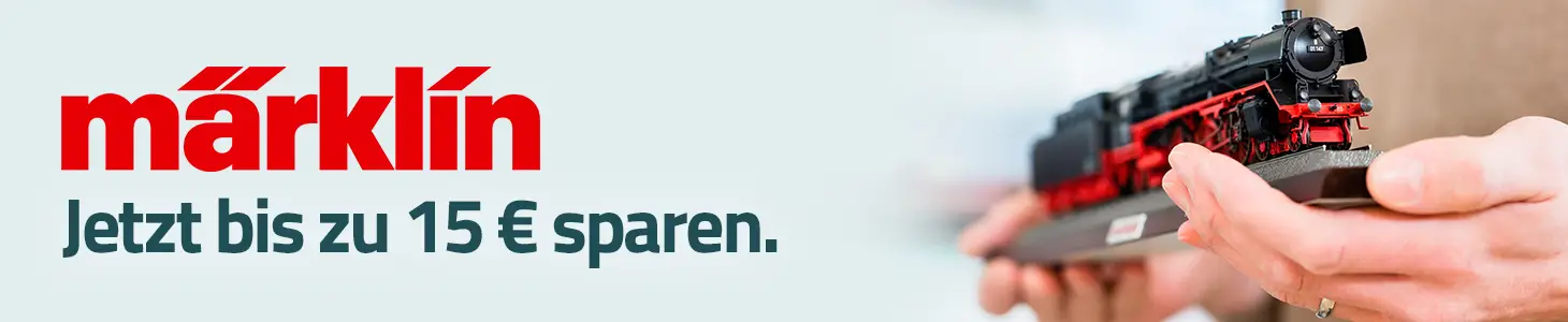 Märklin Staffelgutschein – 5 €, 10 € oder 15 € sparen