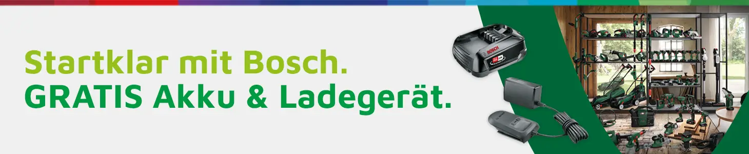 Bosch Starterset gratis sichern