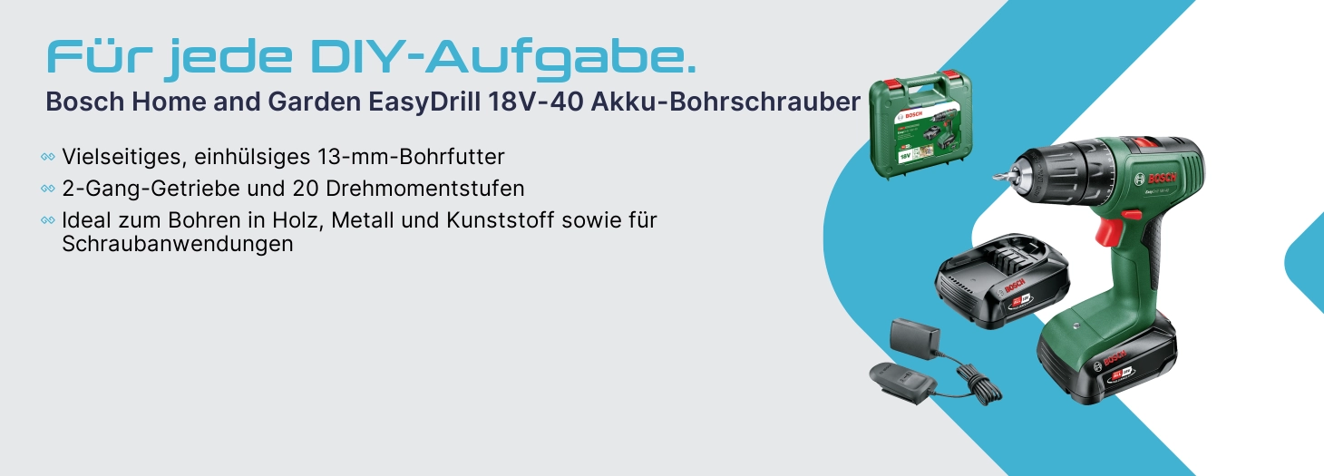 Teaser Bosch Home and Garden EasyDrill 18V-40