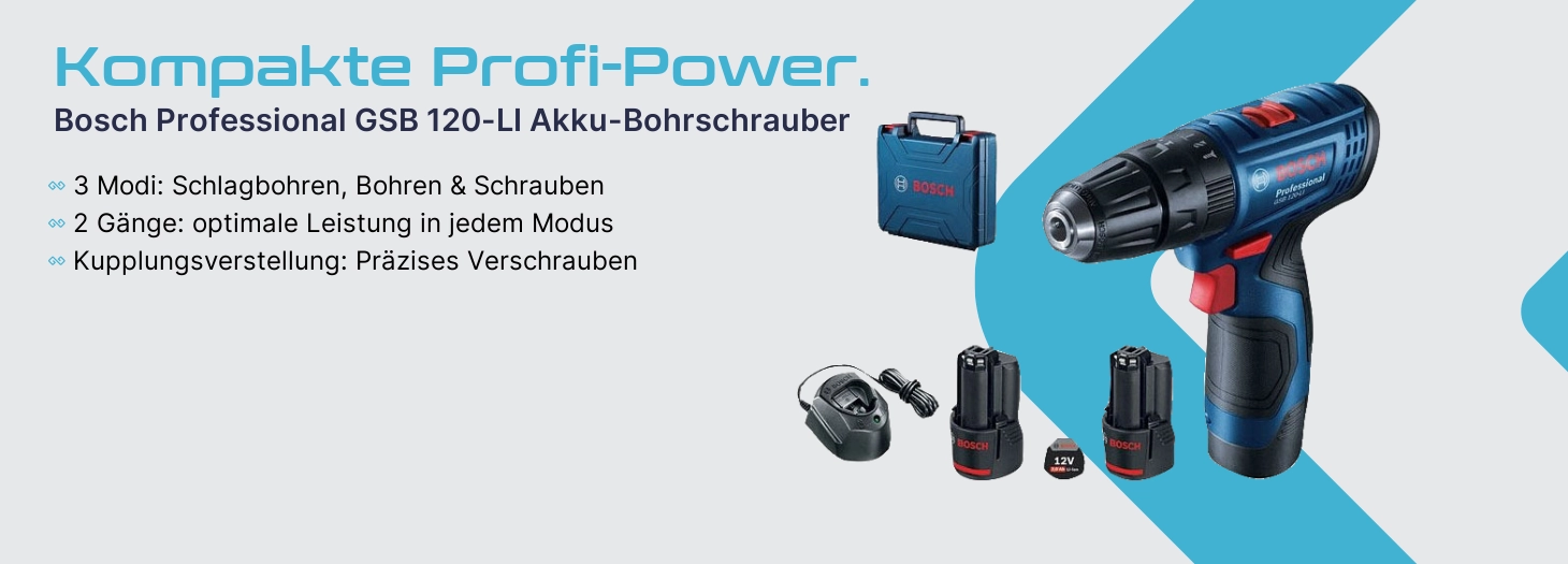 Teaser Bosch Professional GSB 120-LI