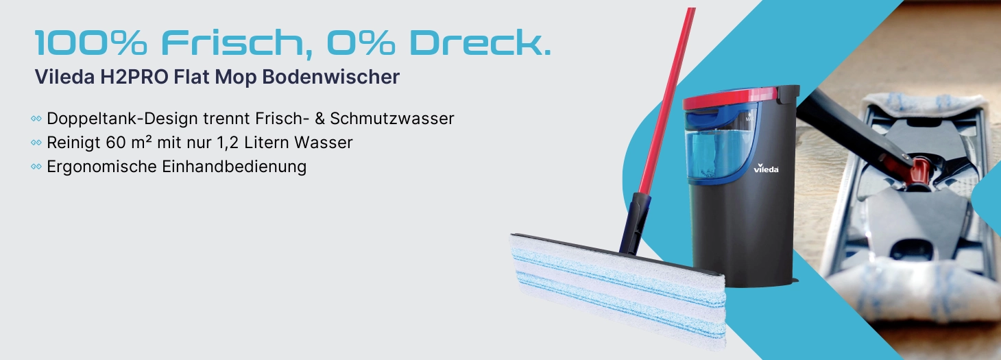 Teaser Vileda H2PRO Flat Mop