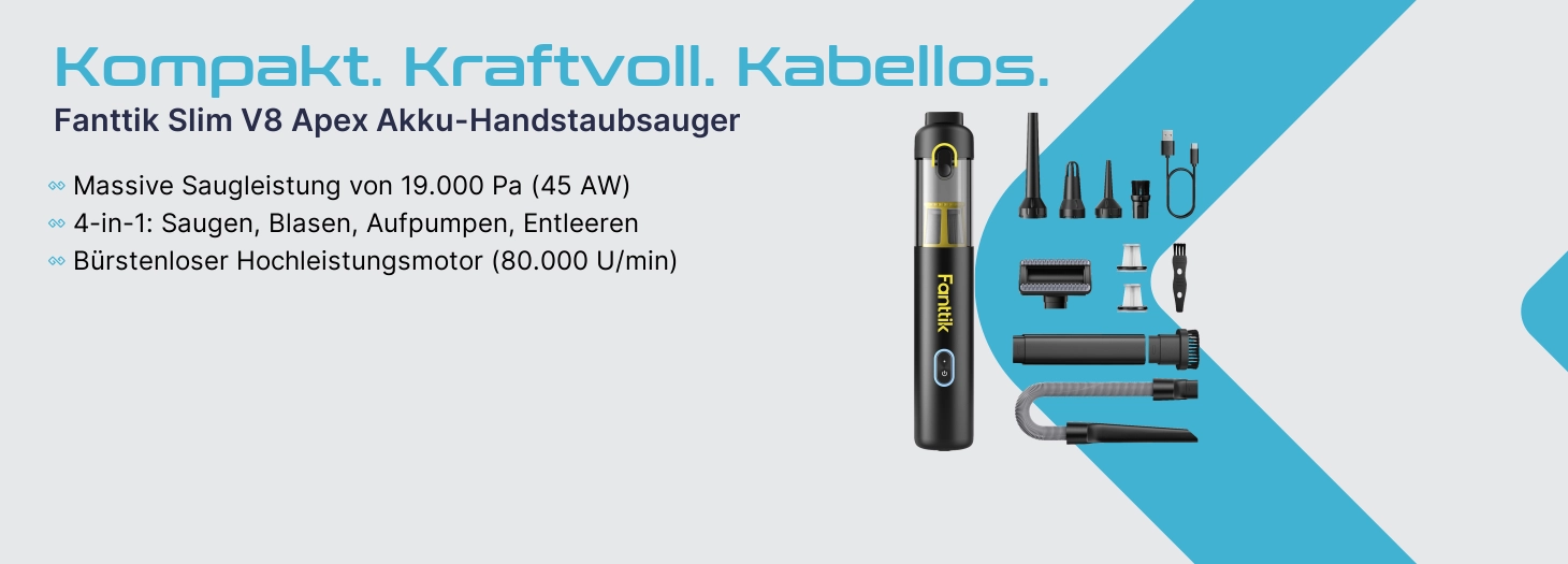 Teaser Fanttik Akku-Zyklon-Staubsauger