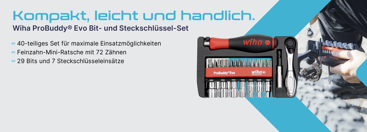 Teaser Wiha Bit- und Steckschlüssel-Set ProBuddy®