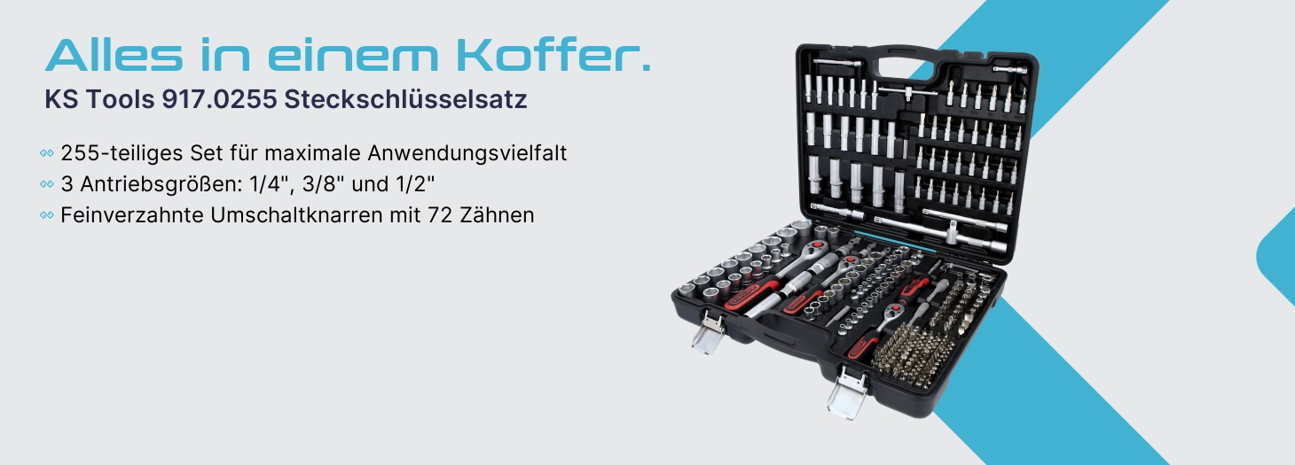 Teaser KS Tools 917.0255 Steckschlüsselsatz