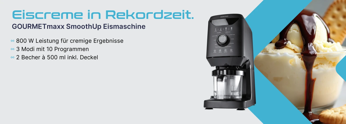 Teaser GourmetMaxx Eismaschine 800W
