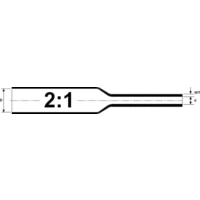 HellermannTyton 300-30320 Schrumpfschlauch ohne Kleber Schwarz 3.20mm 1.60mm Schrumpfrate:2:1 10m HellermannTyton 300-30320 Schrumpfschlauch ohne Kleber Schwarz 3.20mm 1.60mm Schrumpfrate:2:1 10m