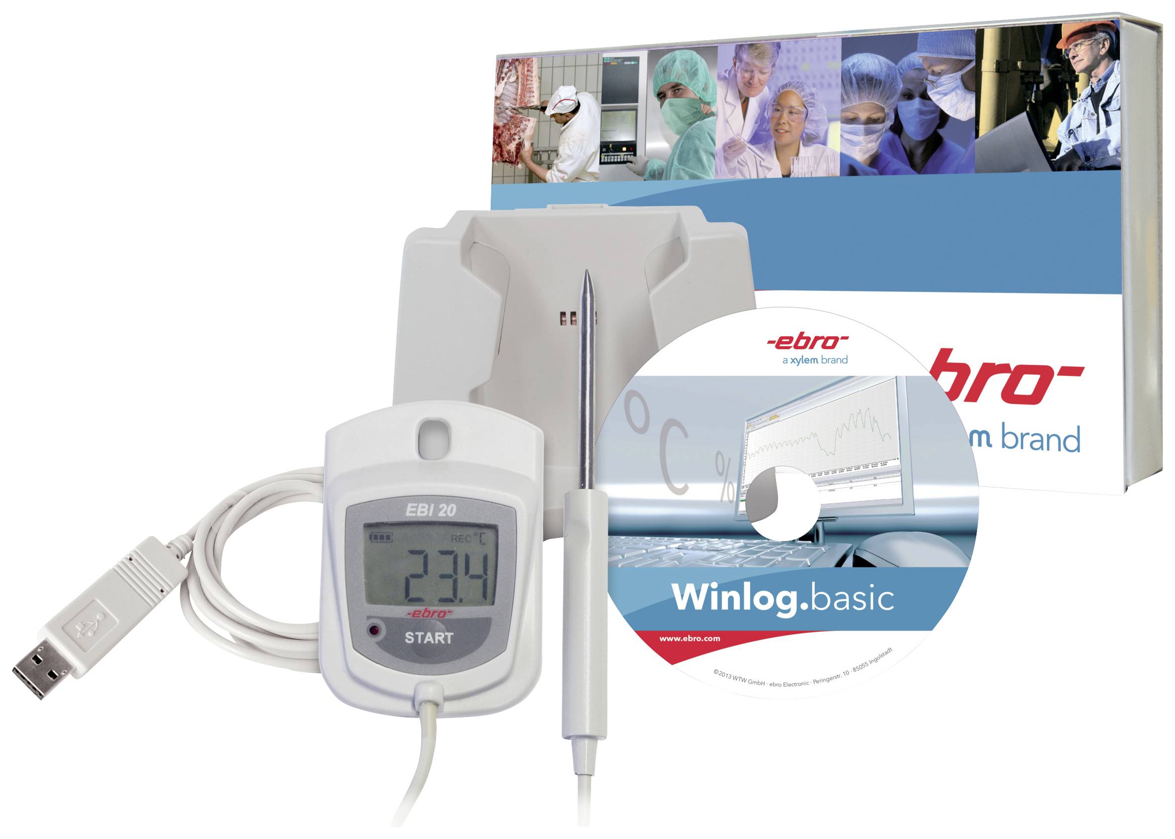 EbroEBI 20-TE1-Set Temperature Datalogger