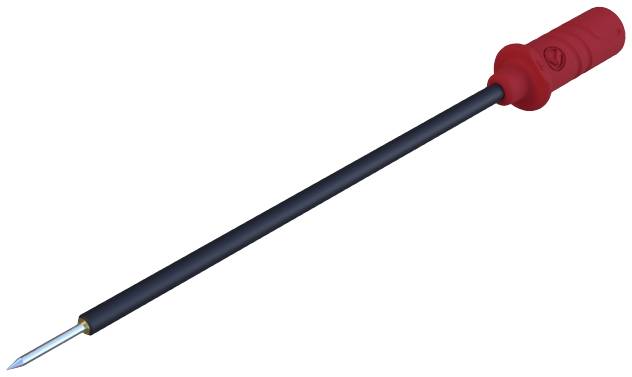 SKS Hirschmann Micro-Pruef MPS 2/0,64 FT rt Test probe 0.64 mm jack connector Ohne Messkategorie Red 1 pc(s)