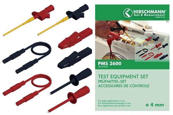 'PMS 2600 Measurement Lead Set'. Various measurement lead colours. Available for standard, safety, and control applications.