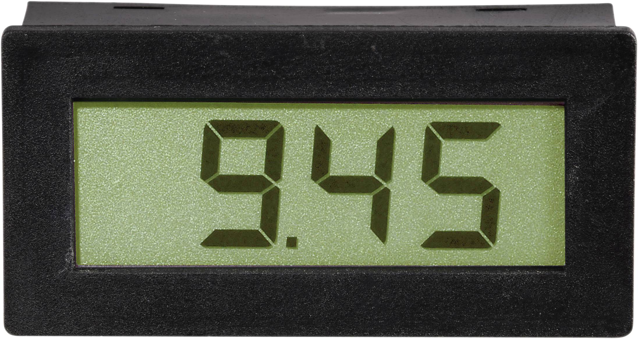 Digital display shows the number 9.45.Note: In British English, decimal numbers are typically written with a full stop (.) instead of a comma (,).