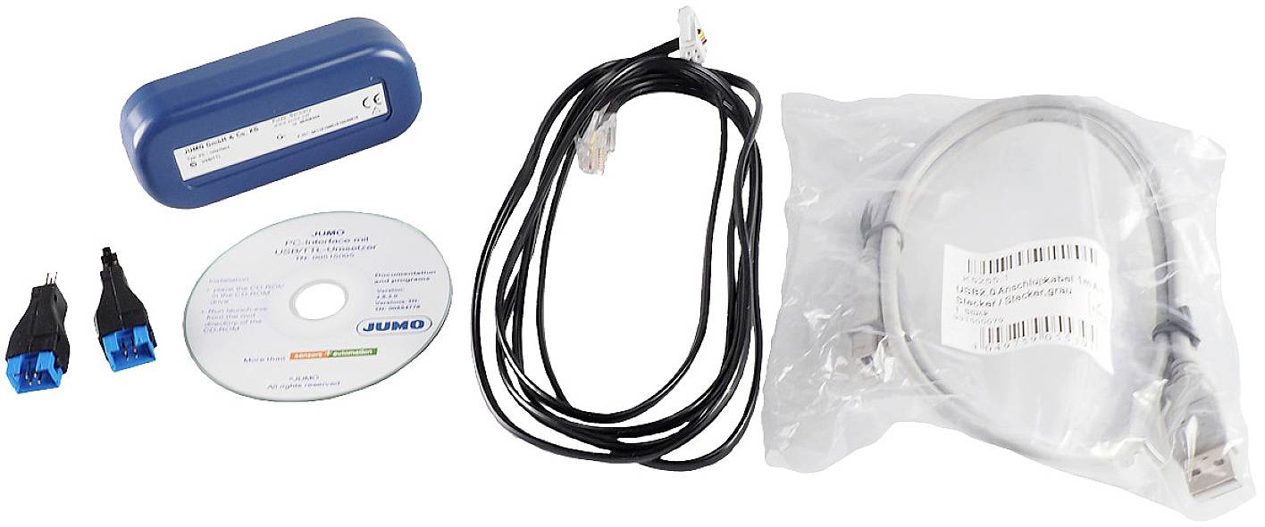 Jumo 456352 PC interface cable Suitable for: iTRON