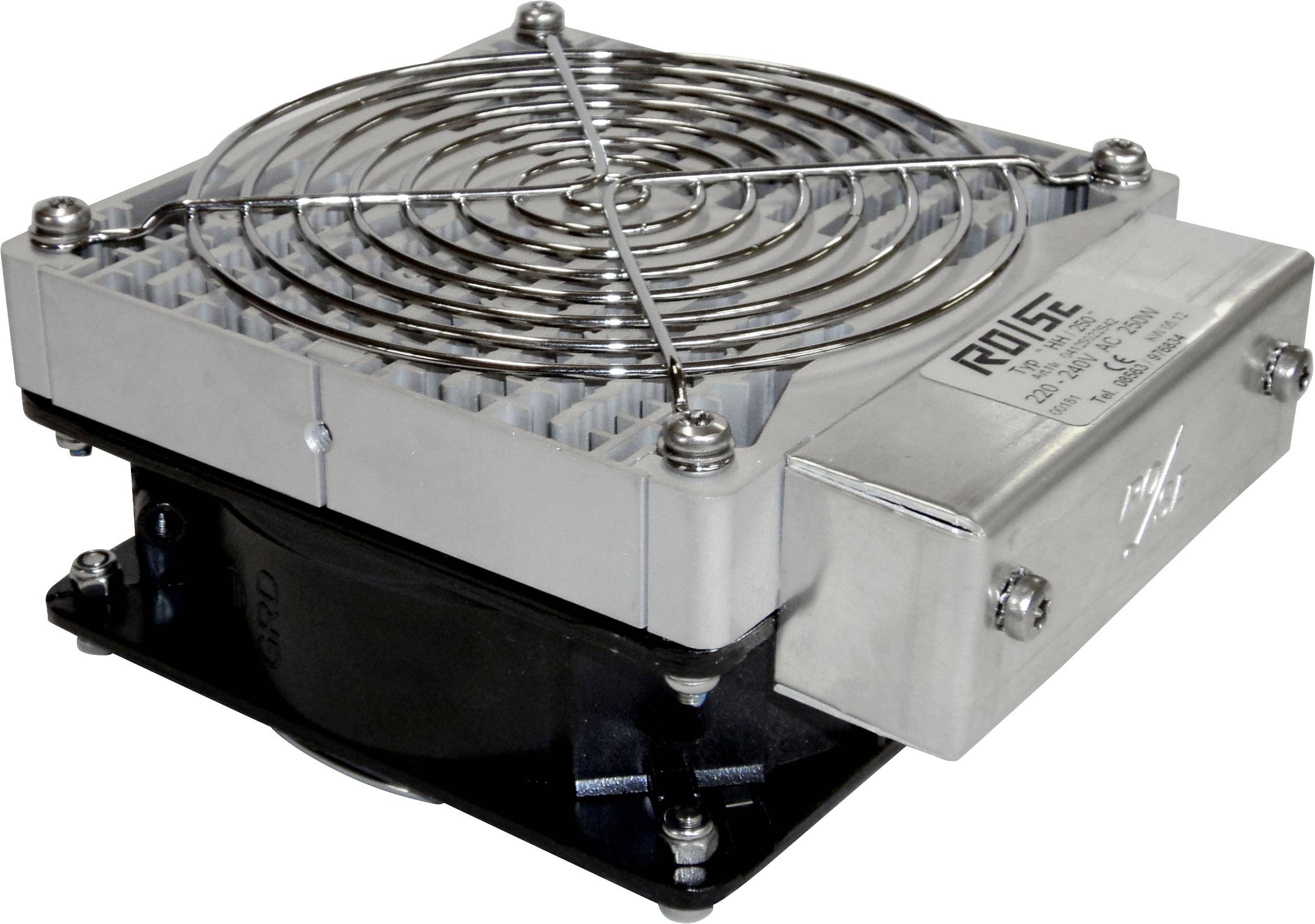 Rose LM Enclosure fan heater HHS400 220 - 240 V AC 400 W (L x W x H) 150 x 125 x 70 mm (without holder) 1 pc(s)