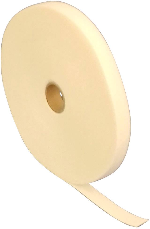 FASTECH® T0601500001125 Hook-and-loop tape for bundling Hook and loop pad (L x W) 25000 mm x 15 mm White 25 m