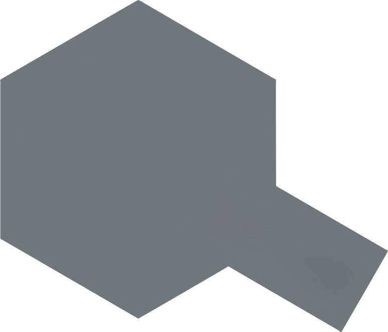 Grey, hexagonal prism diagram with an elongated end extending to the right.