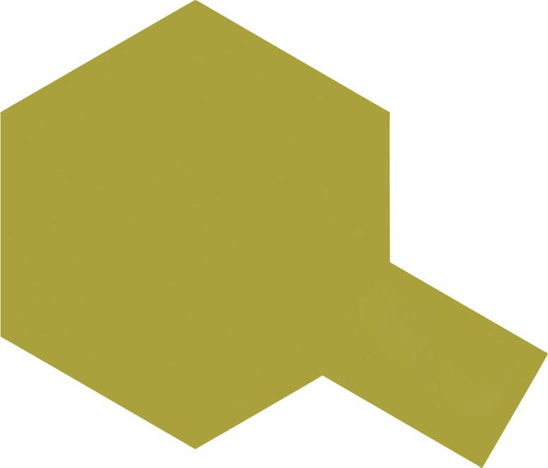 A yellow hexagon with a rectangular extension at the bottom right.