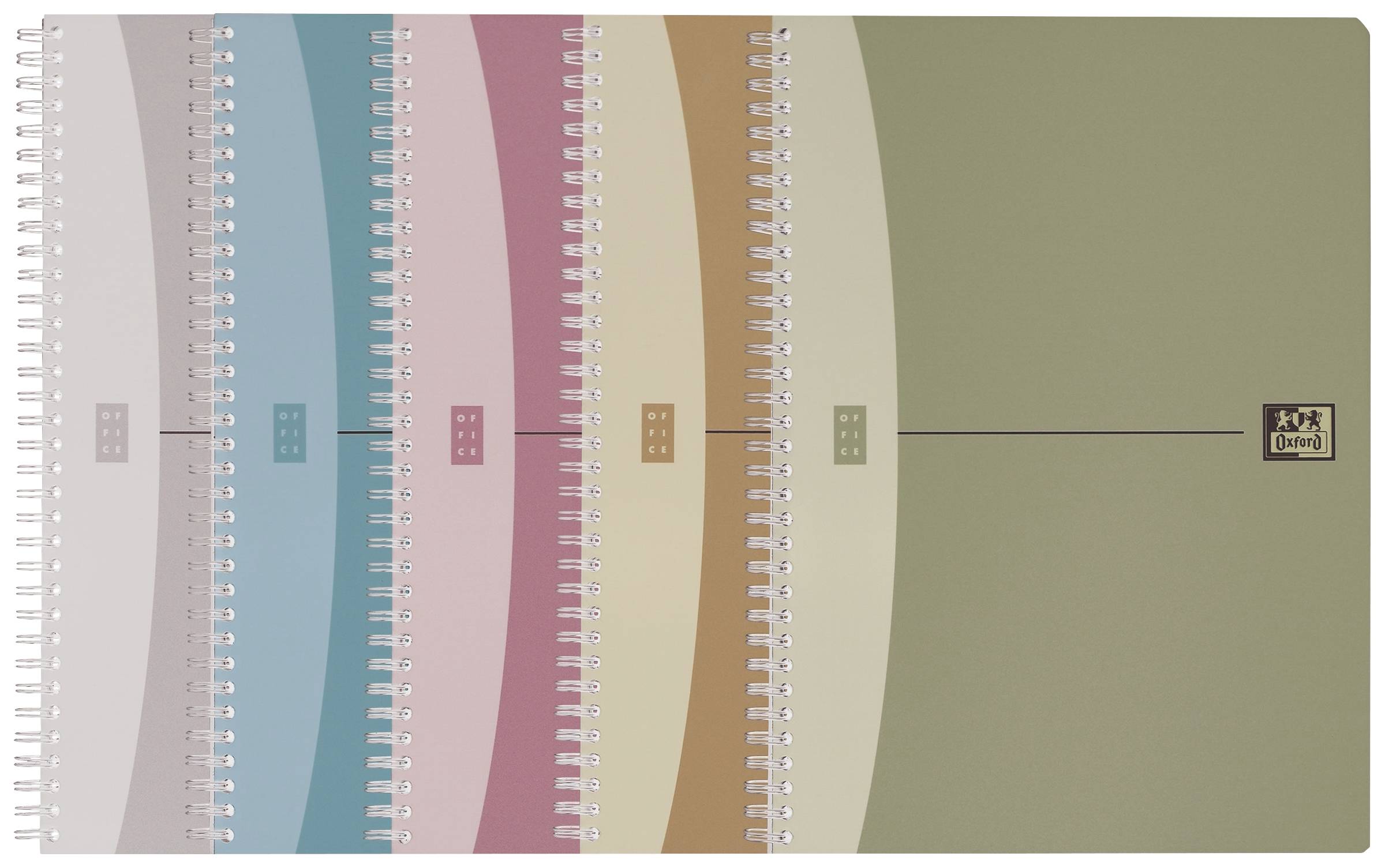 Oxford Notepad Office 100104341 Assorted colours A5 Squared No. of sheets: 90