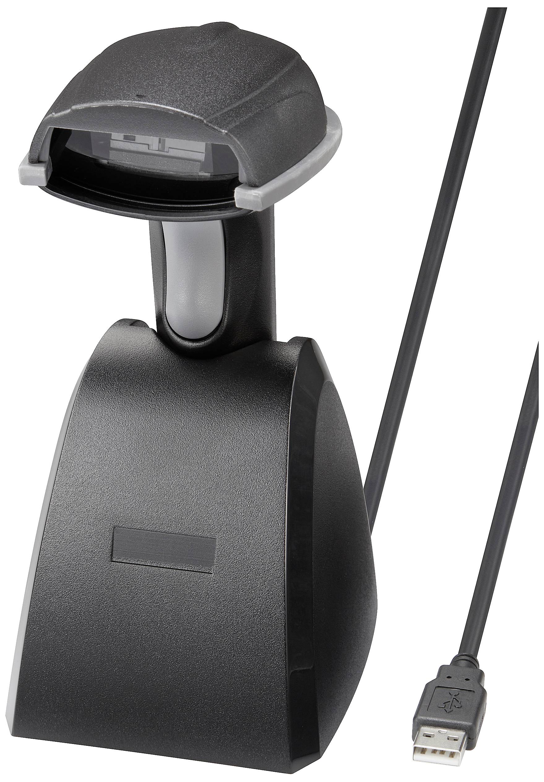 Renkforce LS6300BU USB-Kit Barcode scanner Bluetooth® 1D Laser Black Hand-held Bluetooth, USB