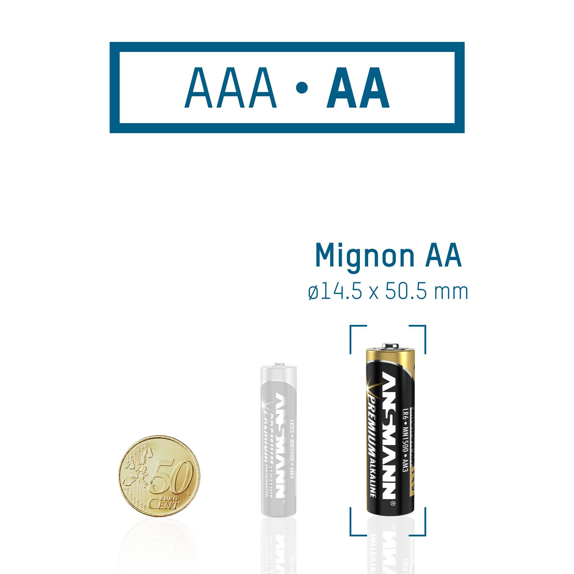 Ansmann LR06 AA battery Alkali-manganese 1.5 V 44 pc(s)