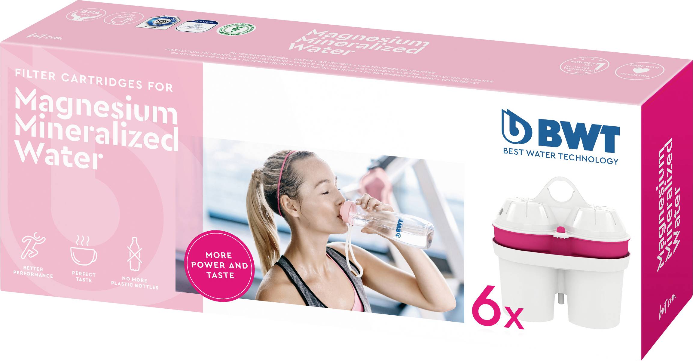 BWT 6 longlife Mg2 814136 Filter cartridge White