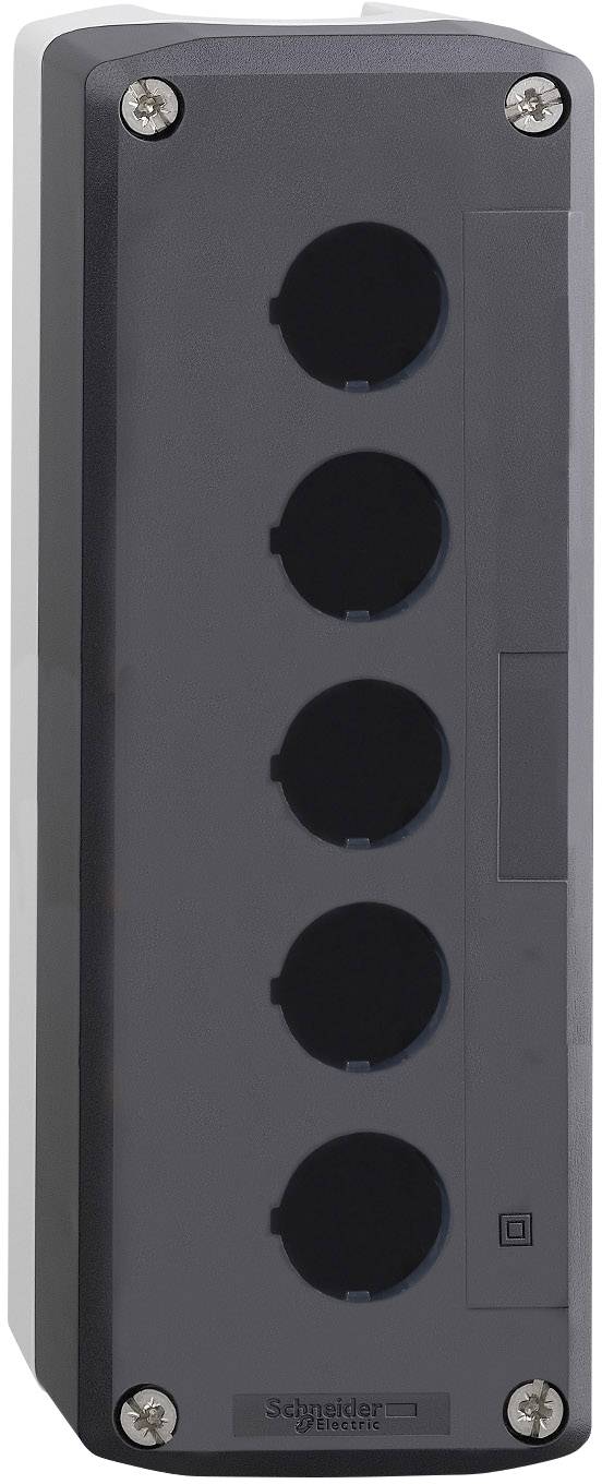 Schneider Electric XALD05 XALD05 Enclosure 5 installation slots Blank Dark grey, Light grey 1 pc(s)