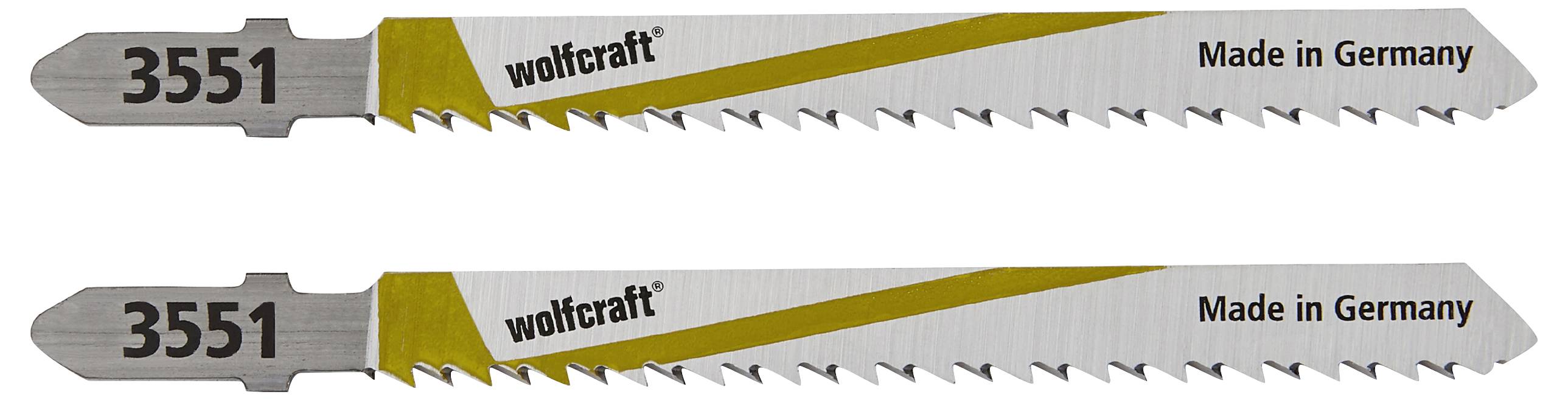 Wolfcraft 3551000 Jigsaw Blades 2 pc(s)