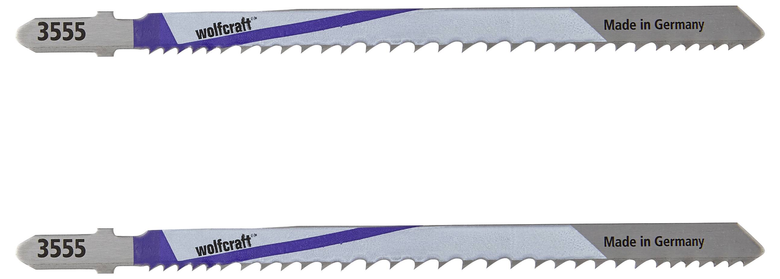 Wolfcraft 3555000 Jigsaw Blades 2 pc(s)
