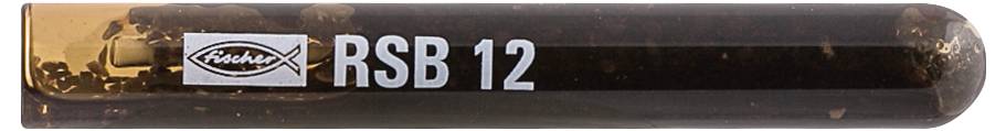 Black cylindrical device labeled 'RSB 12' with a Fisher logo on the left, shown horizontally on a plain background.