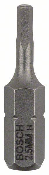 Torx Bit, Size 25, with hexagonal shaft. Marking: 'BOSCH 25MM H'. Used for screwdrivers or drills.