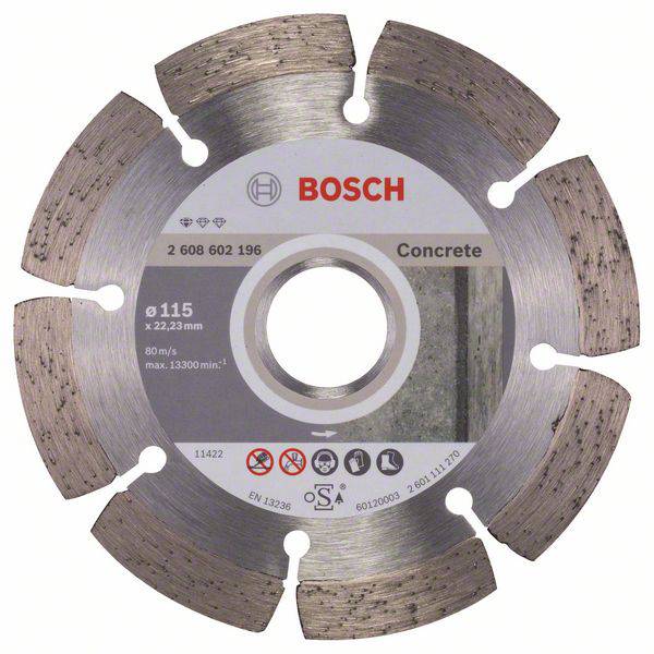 Bosch Accessories 2608602196 Diamond cutting disc Diameter 115 mm 1 pc(s)
