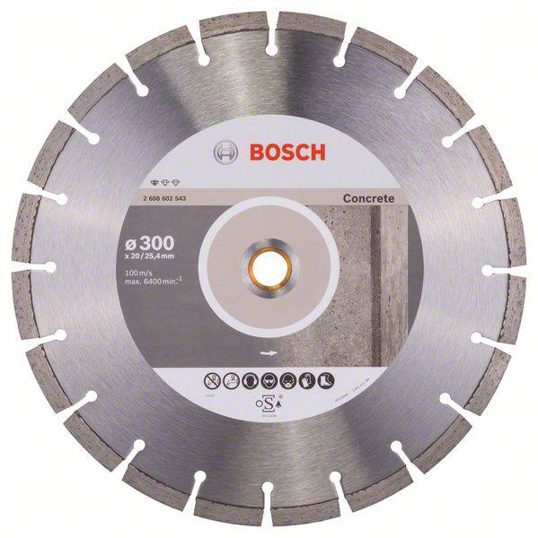 Bosch Accessories 2608602543 Diamond cutting disc Diameter 300 mm 1 pc(s)