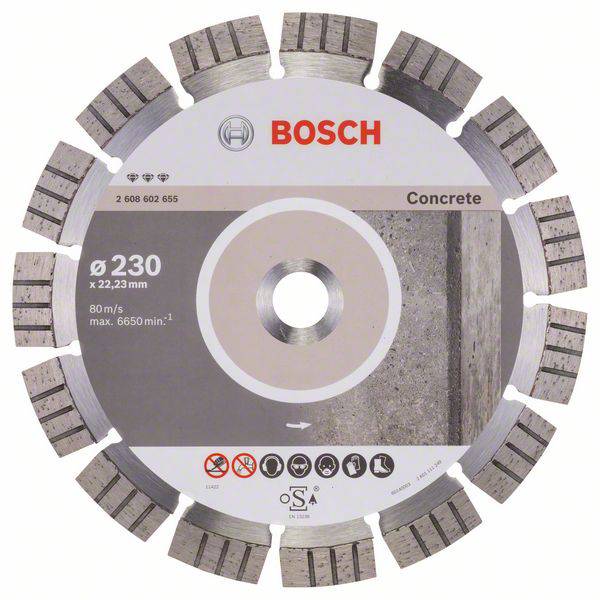 Bosch Accessories 2608602655 Diamond cutting disc Diameter 230 mm 1 pc(s)